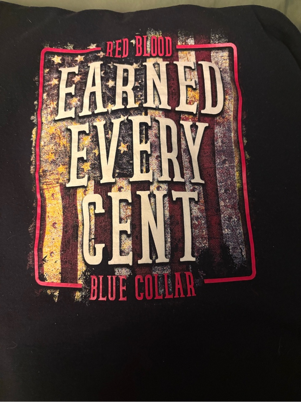 Grunt Style Black "Earned Every Cent" Graphic Tee